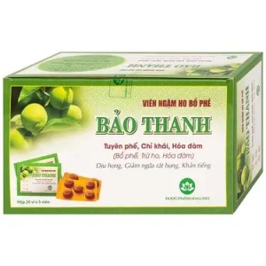Viên ngậm ho Bảo Thanh có đường